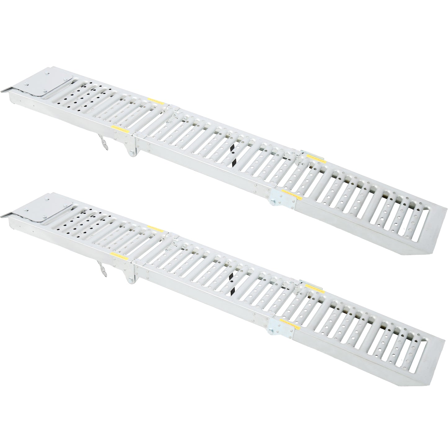 2 Sets Foldable Ferruginous Car Ramp, Portable Easy Fold Lightweight Ramp for Car Truck SUV Motorcycle ATV Bearing Capacity of Expand 1000lbs