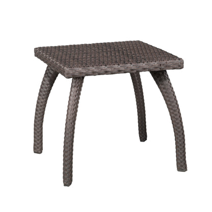 "HONOLULU BROWN SIDE TABLE  "