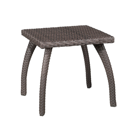 "HONOLULU BROWN SIDE TABLE  "