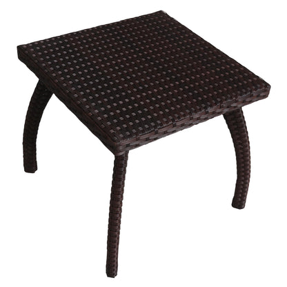 "HONOLULU BROWN SIDE TABLE  "