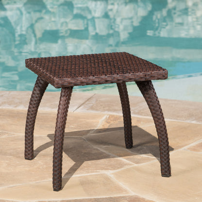 "HONOLULU BROWN SIDE TABLE  "