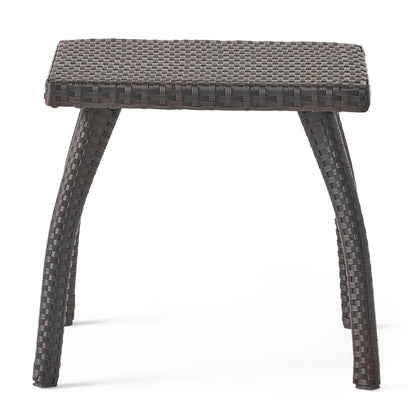 "HONOLULU BROWN SIDE TABLE  "