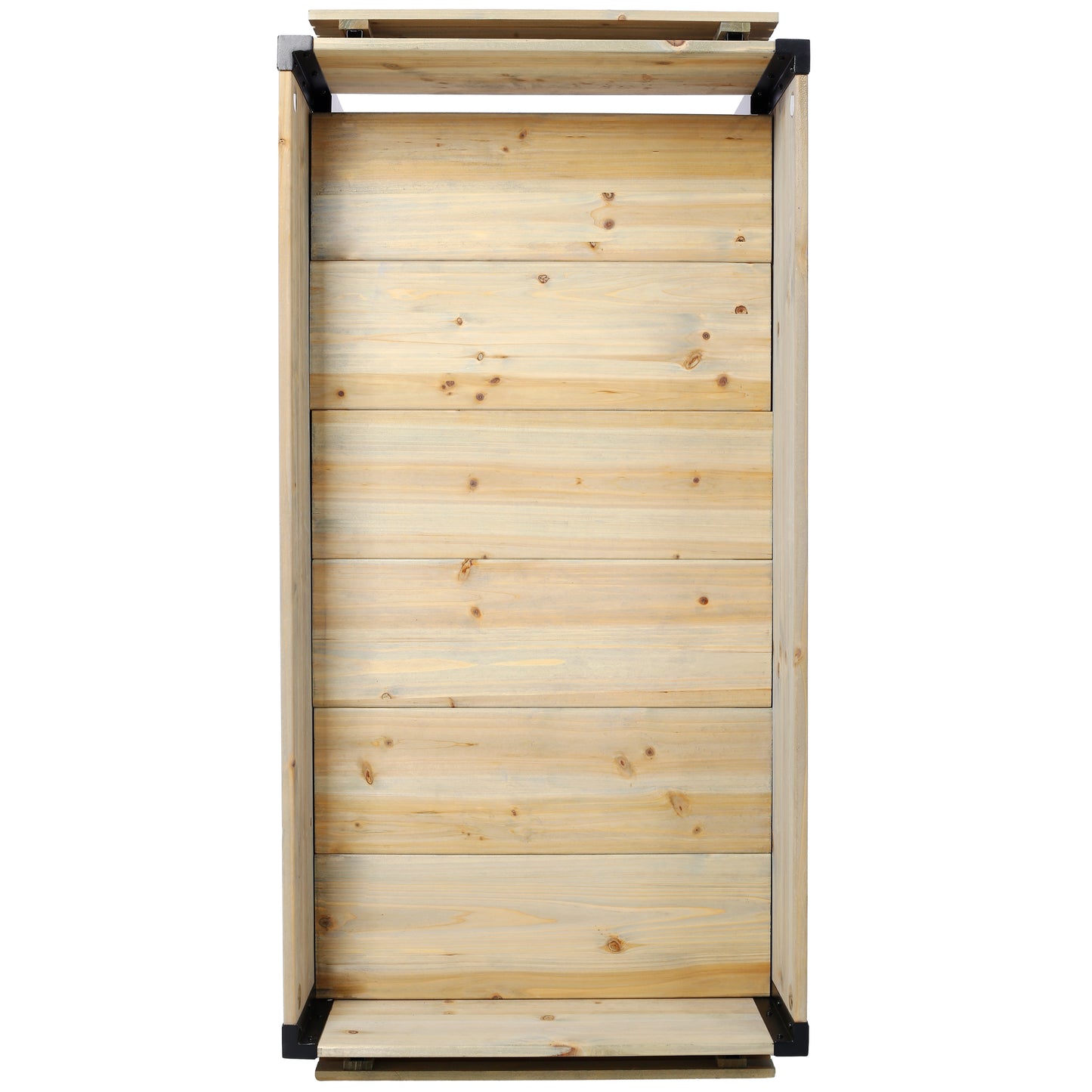 Raised Garden Bed, Metal Leg Wood Planter Boxes with Folding Storage Shelf,Elevated Planter Box for Growing Fresh Herbs, Vegetables, Flowers Great for Outdoor Patio, Deck, Balcony