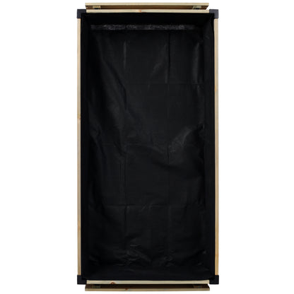 Raised Garden Bed, Metal Leg Wood Planter Boxes with Folding Storage Shelf,Elevated Planter Box for Growing Fresh Herbs, Vegetables, Flowers Great for Outdoor Patio, Deck, Balcony