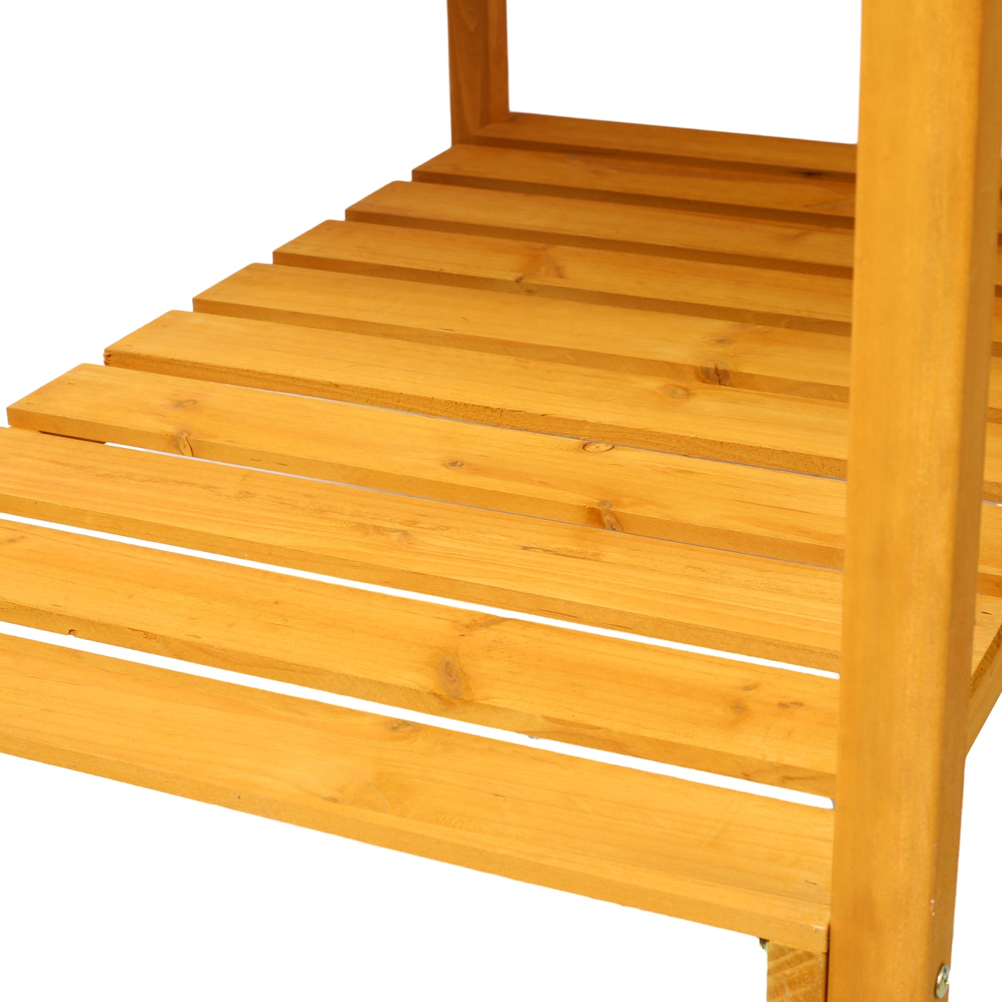 Elevated 8 Pocket Herb Garden Bed, Mobile Raised Customizable Wood Planter for Herbs, Vegetables, Flowers w/ Lockable Wheels, Storage Shelf, Drainage Holes