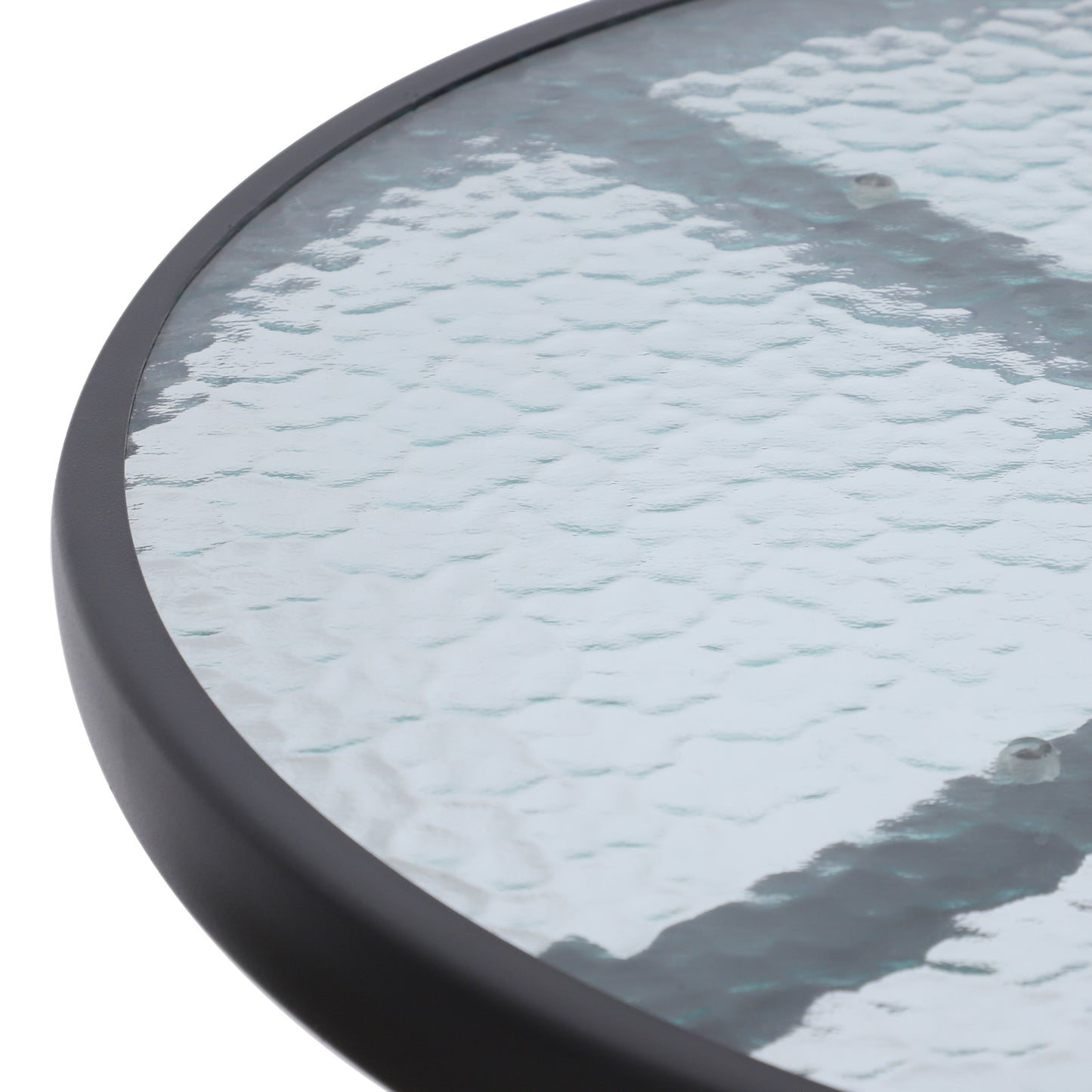 3 Piece Bar Height Outdoor Bistro Set for 2, Round Patio Pub Table 2 Bar Chairs with Comfortable Design & Strong Build, Tan