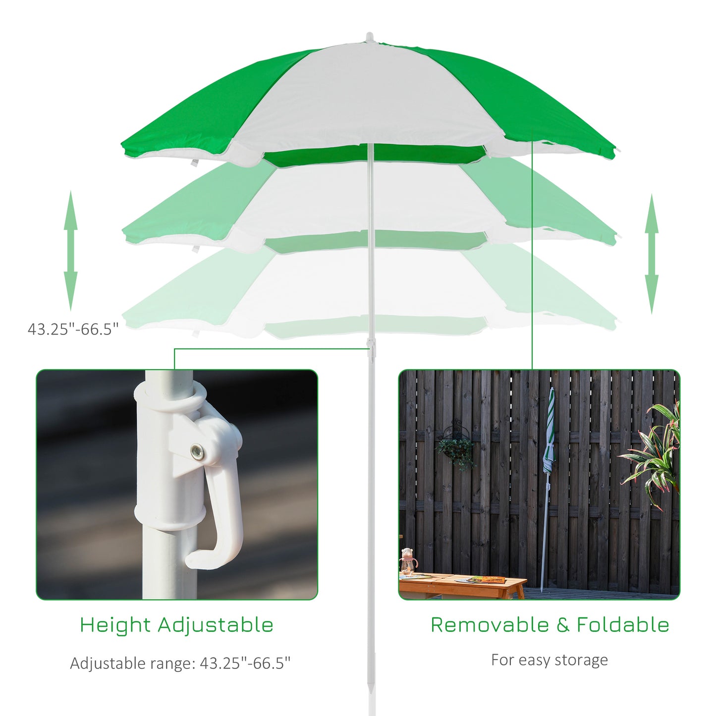 Kids Picnic Table with Umbrella and Storage Inside, Sand and Water Table, Kids Outdoor Furniture, Wooden Bench Backyard Furniture for Garden, Patio, or Balcony