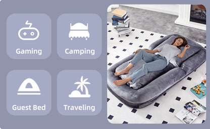 Folding Sofa Chair with 5 Adjustable Positions Plush Floor Lounge Chair for Gaming, Meditation, and Relaxation