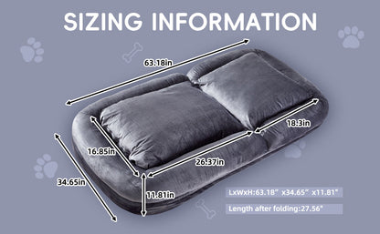 Folding Sofa Chair with 5 Adjustable Positions Plush Floor Lounge Chair for Gaming, Meditation, and Relaxation