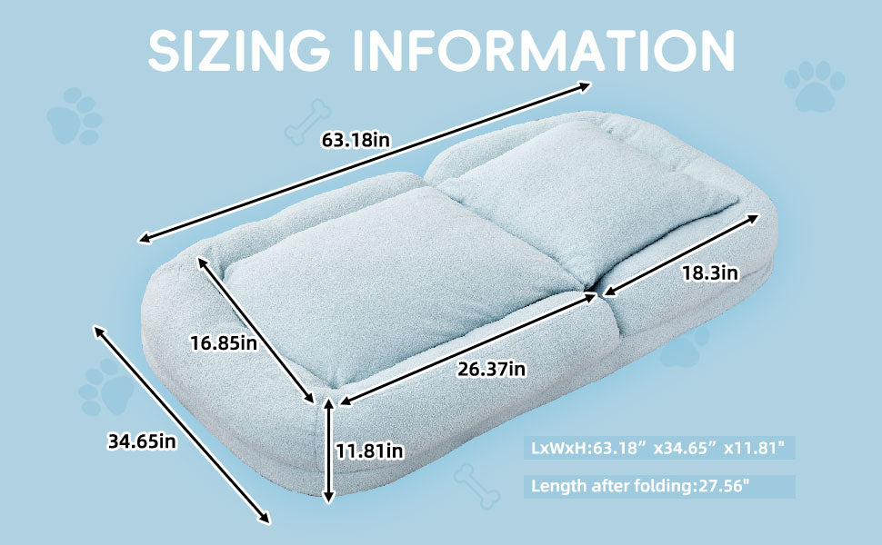 Folding Sofa Chair with 5 Adjustable Positions Plush Floor Lounge Chair for Gaming, Meditation, and Relaxation