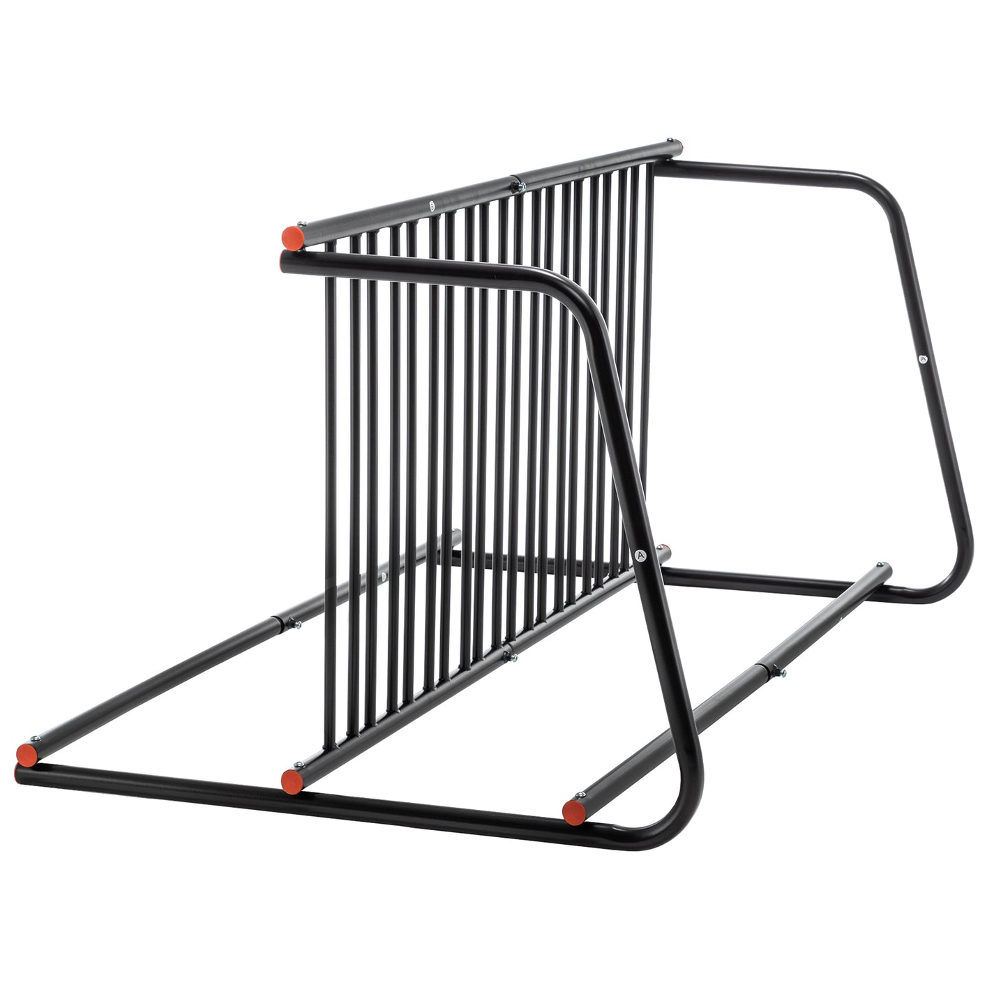 10 - Bike Floor Bike Rack, Easy - Assembly Modern Metal Double - Sided Commercial Grid Bicycle Floor Storage Solution, Sleek Freestanding Bike Organizer for Garages, Streets, Storefronts & Schools