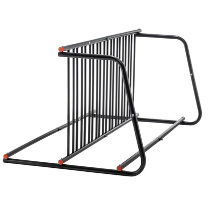 10 - Bike Floor Bike Rack, Easy - Assembly Modern Metal Double - Sided Commercial Grid Bicycle Floor Storage Solution, Sleek Freestanding Bike Organizer for Garages, Streets, Storefronts & Schools