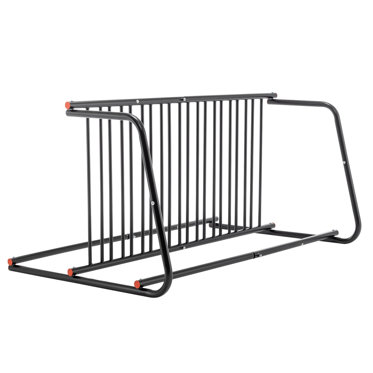 10 - Bike Floor Bike Rack, Easy - Assembly Modern Metal Double - Sided Commercial Grid Bicycle Floor Storage Solution, Sleek Freestanding Bike Organizer for Garages, Streets, Storefronts & Schools