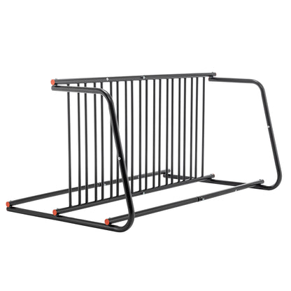 10 - Bike Floor Bike Rack, Easy - Assembly Modern Metal Double - Sided Commercial Grid Bicycle Floor Storage Solution, Sleek Freestanding Bike Organizer for Garages, Streets, Storefronts & Schools