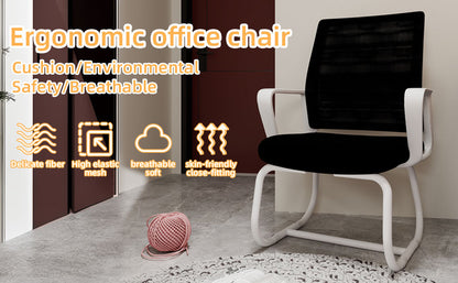 Minimalist Modern Office Chair – Metal Frame, Soft & Comfortable, Home & Office Use, Multiple Colors Available