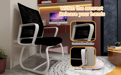 Minimalist Modern Office Chair – Metal Frame, Soft & Comfortable, Home & Office Use, Multiple Colors Available