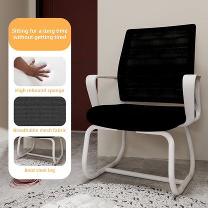 Minimalist Modern Office Chair – Metal Frame, Soft & Comfortable, Home & Office Use, Multiple Colors Available