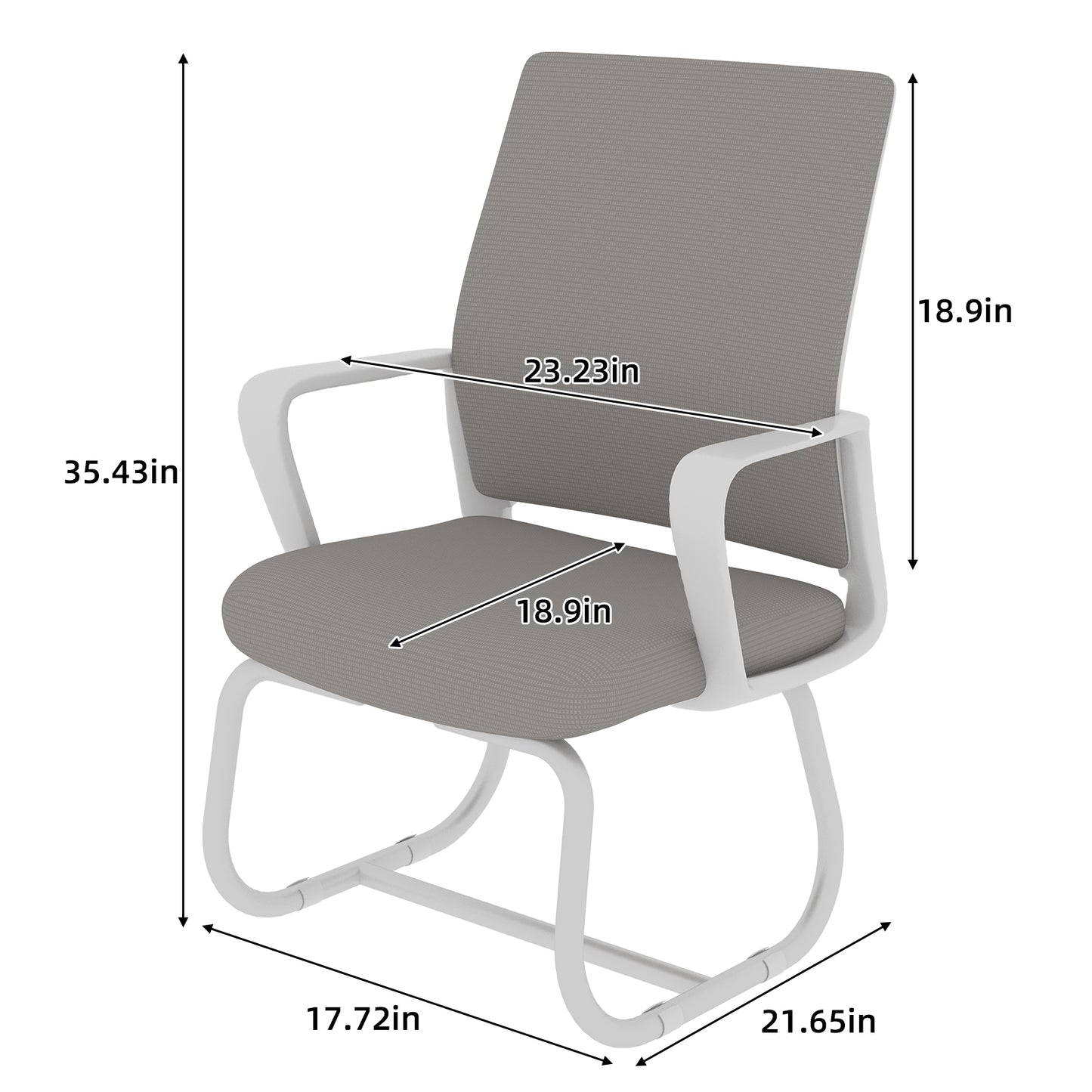 Minimalist Modern Office Chair – Metal Frame, Soft & Comfortable, Home & Office Use, Multiple Colors Available