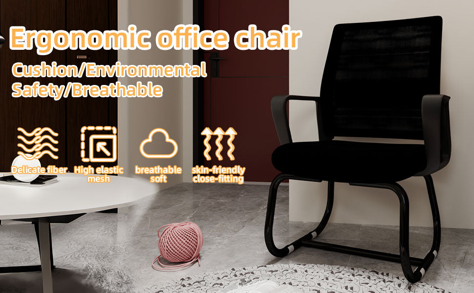 Minimalist Modern Office Chair – Metal Frame, Soft & Comfortable, Home & Office Use, Multiple Colors Available