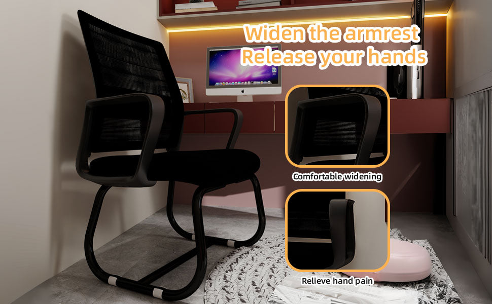 Minimalist Modern Office Chair – Metal Frame, Soft & Comfortable, Home & Office Use, Multiple Colors Available