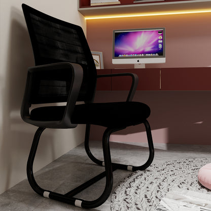 Minimalist Modern Office Chair – Metal Frame, Soft & Comfortable, Home & Office Use, Multiple Colors Available