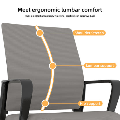 Minimalist Modern Office Chair – Metal Frame, Soft & Comfortable, Home & Office Use, Multiple Colors Available