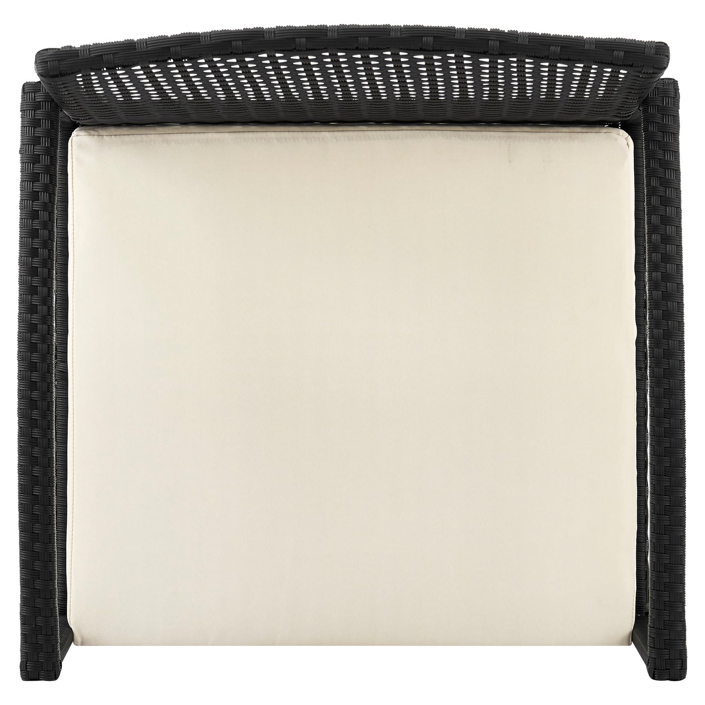 3-Piece Conversation Set in Black and Cream