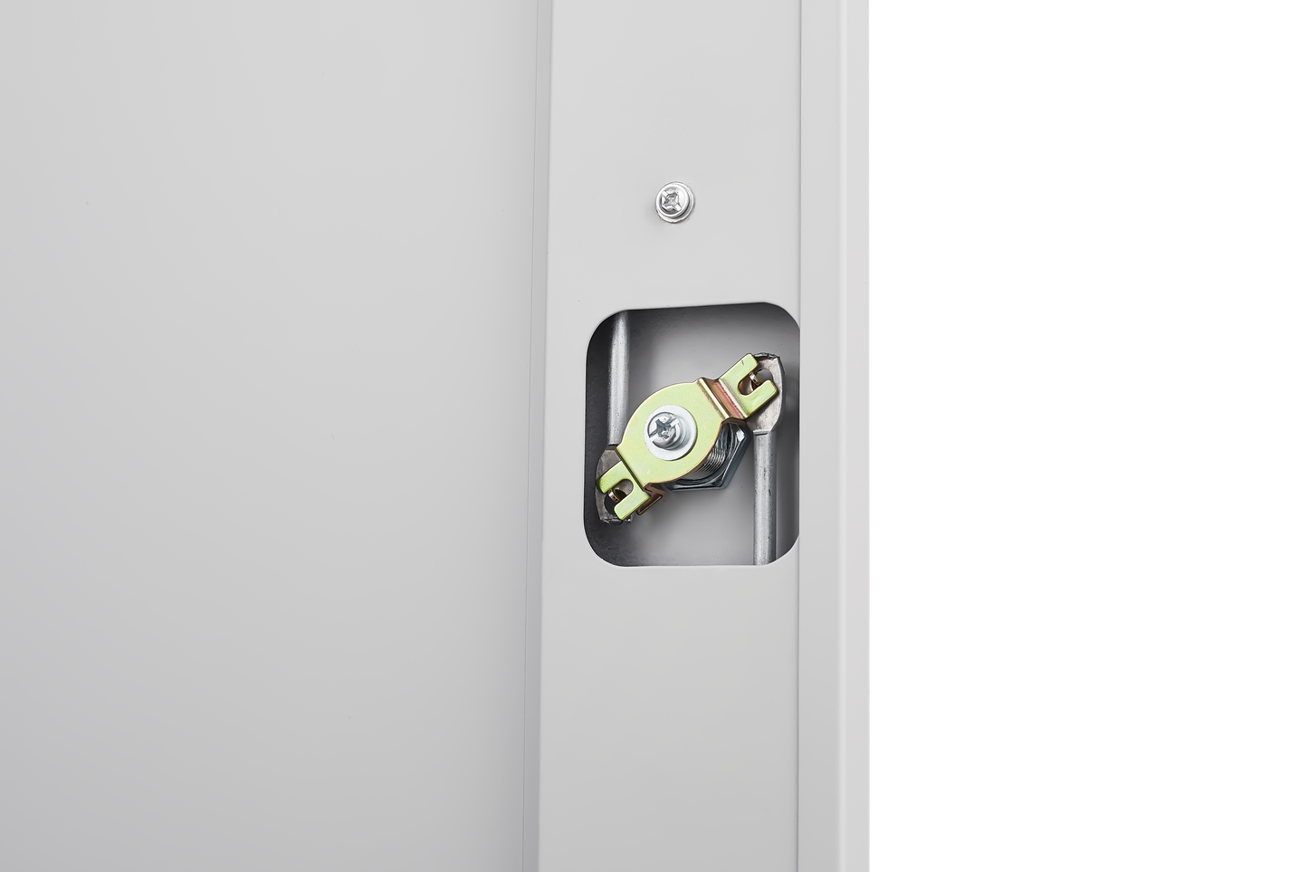 Metal Outdoor Cabinet, Made Of Stainless Steel, Large Capacity, Secure Lock For Anti-theft, Waterproof And Moisture-proof, With Shelves, Cleaning Tool Storage Cabinet, Vertical Tall Garden Cabinet.