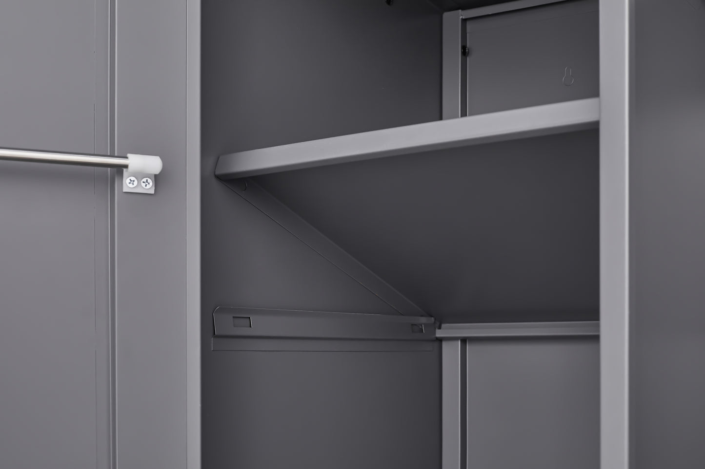 Outdoor Cabinet Outdoor Storage Cabinet Waterproof, Storage Cabinet cabinet with Shelves, Vertical Tall Garden Storage cabient & Outdoor Storage Cabinet Weatherproof for Outside in light gray