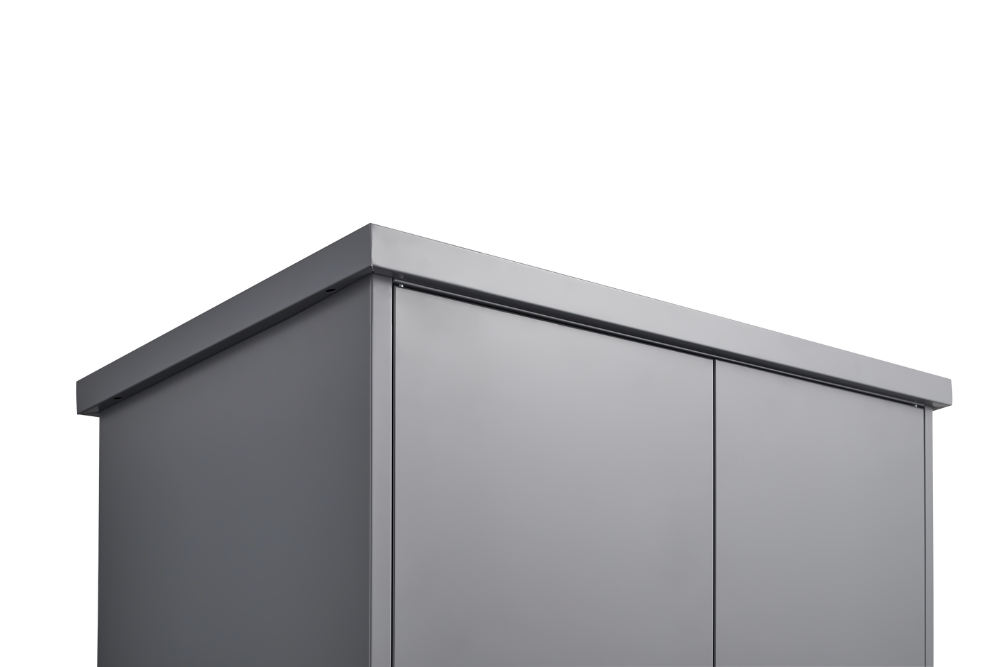 Outdoor Cabinet Outdoor Storage Cabinet Waterproof, Storage Cabinet cabinet with Shelves, Vertical Tall Garden Storage cabient & Outdoor Storage Cabinet Weatherproof for Outside in light gray