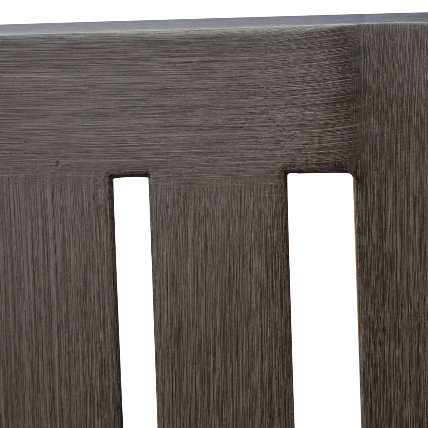 Outdoor Modern Aluminum Dining Chair with Cushion (Set of 2), Dark Gray and Silver