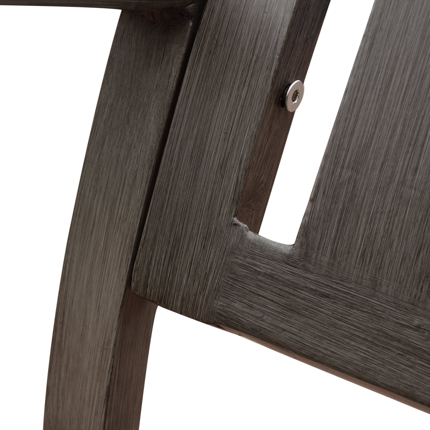 Outdoor Modern Aluminum Dining Chair with Cushion (Set of 2), Dark Gray and Silver