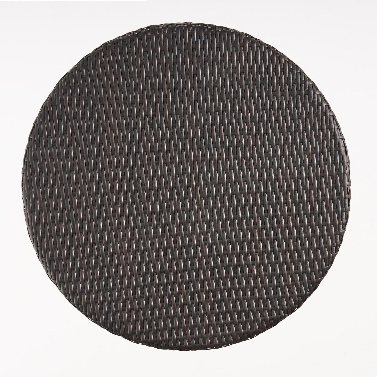 Outdoor 26" Round PE Rattan Bar Table, Multibrown