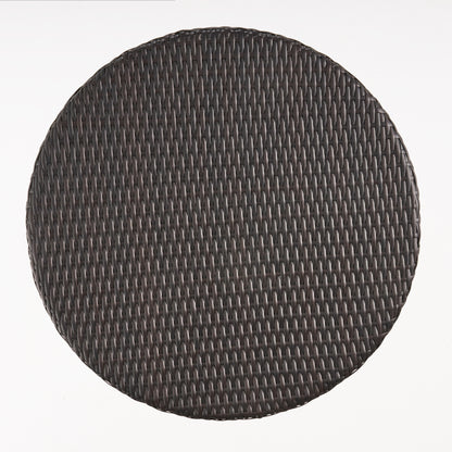 Outdoor 26" Round PE Rattan Bar Table, Multibrown