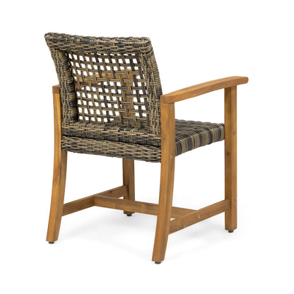 WICKER DINING CHAIR( SET OF 2 )