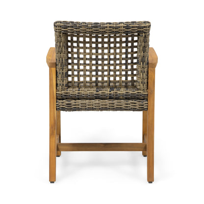 WICKER DINING CHAIR( SET OF 2 )