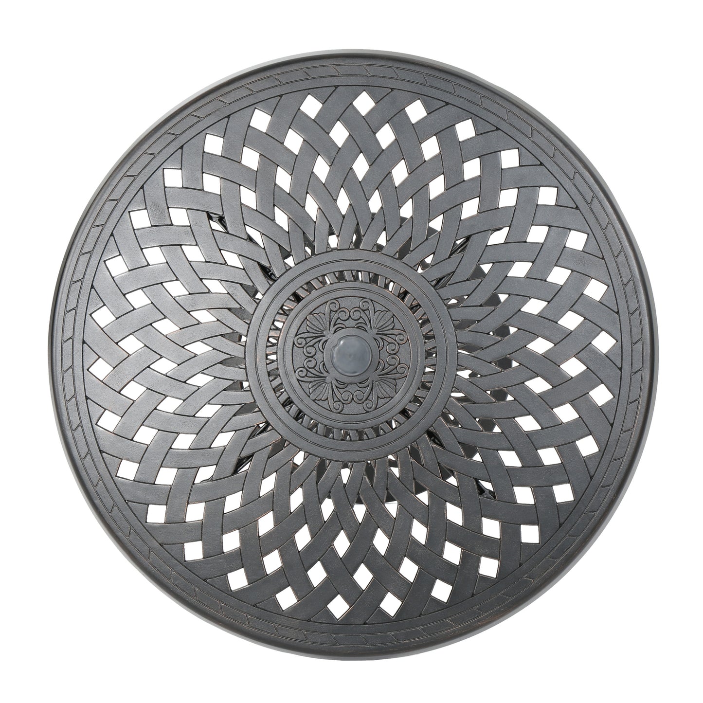 Cast Aluminium 35'' ROUND BAR TABLE