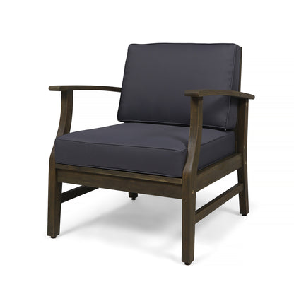PERLA CLUB CHAIR, DARK GREY