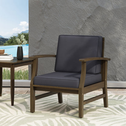 PERLA CLUB CHAIR, DARK GREY