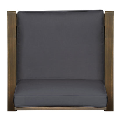 PERLA CLUB CHAIR, DARK GREY