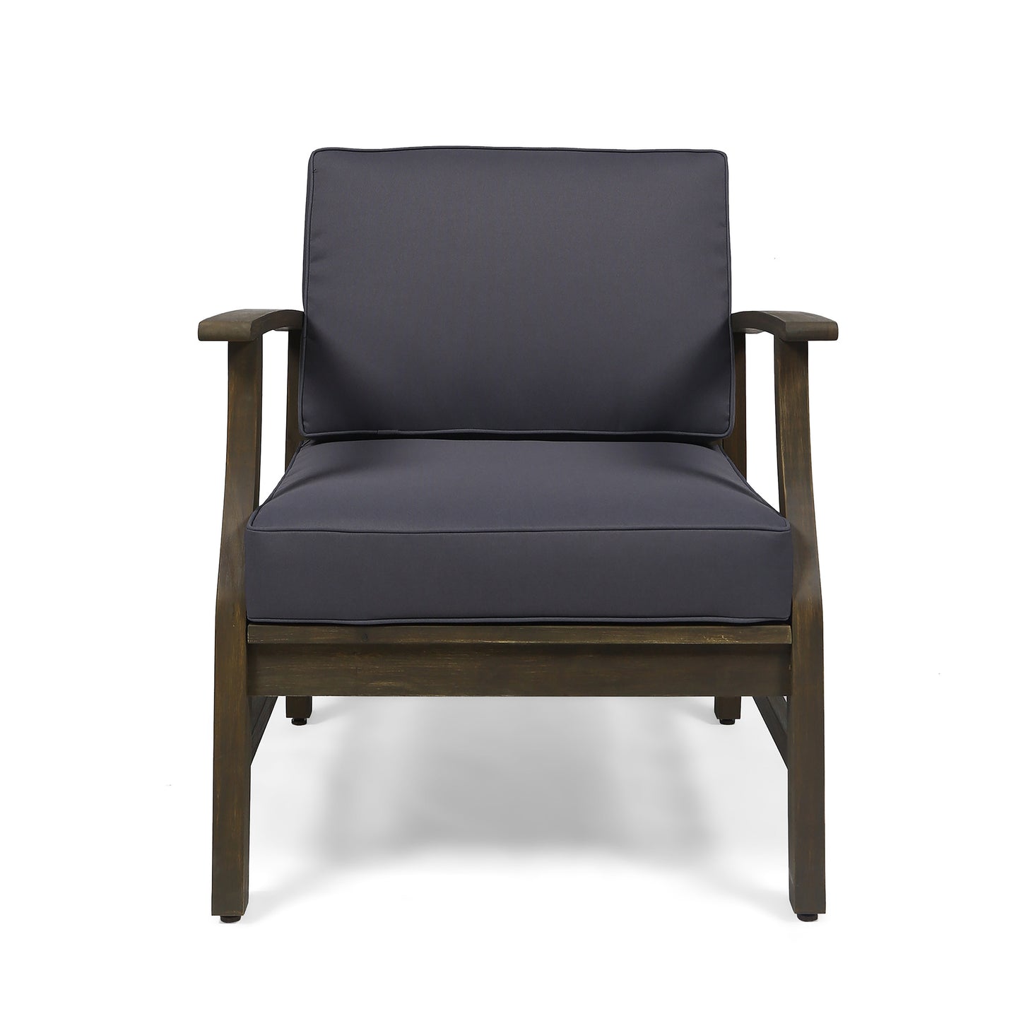 PERLA CLUB CHAIR, DARK GREY