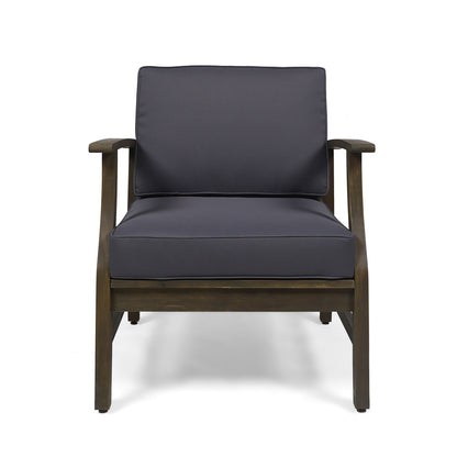 PERLA CLUB CHAIR, DARK GREY