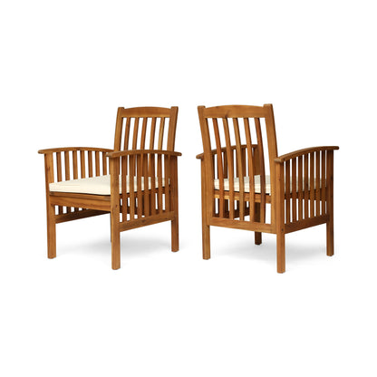 DINING CHAIR,2PCS with 2 Cushions