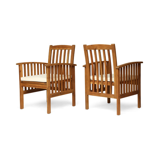 DINING CHAIR,2PCS with 2 Cushions