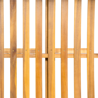 TOPMAX Patio Wooden Twin Size Porch Swing Daybed Frame, Garden Swing Bench Chair with 4 Hanging Ropes for Backyard,Outdoor,Natural