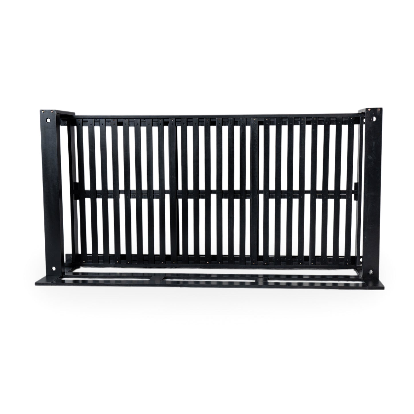 TOPMAX Patio Wooden Twin Size Porch Swing Daybed Frame, Garden Swing Bench Chair with 4 Hanging Ropes for Backyard,Outdoor,Black