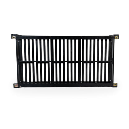 TOPMAX Patio Wooden Twin Size Porch Swing Daybed Frame, Garden Swing Bench Chair with 4 Hanging Ropes for Backyard,Outdoor,Black