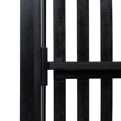 TOPMAX Patio Wooden Twin Size Porch Swing Daybed Frame, Garden Swing Bench Chair with 4 Hanging Ropes for Backyard,Outdoor,Black