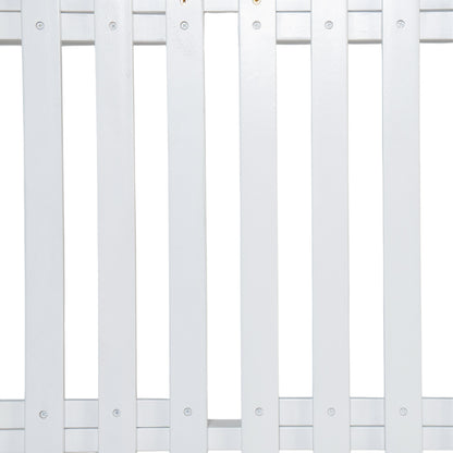 TOPMAX Patio Wooden Twin Size Porch Swing Daybed Frame, Garden Swing Bench Chair with 4 Hanging Ropes for Backyard,Outdoor,White