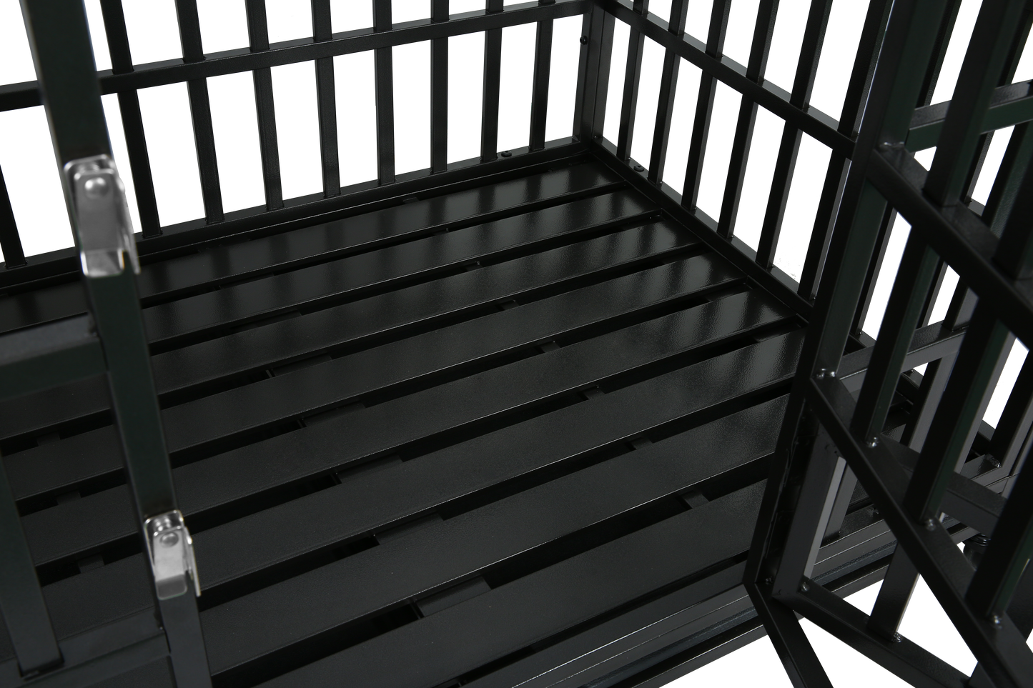Heavy Duty Dog Cage pet Crate with Roof